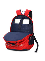 Unisex Red Casual Solid Backpack