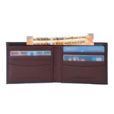 Men's Navy Casual Leather Wallet