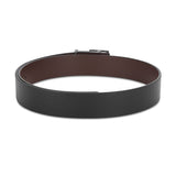 Men's Black & Brown Casual Leather Reversible Belt