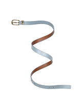 Women's Powder Blue Casual Leather Belt
