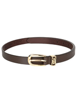 Women's Brown Casual Leather Belt
