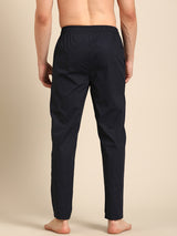 Men's Blue Cotton Regular Fit Pyjama