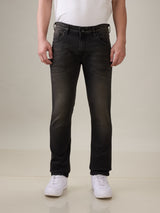 Mens Black Casual Slim Fit Jeans