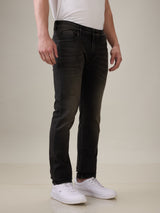 Mens Black Casual Slim Fit Jeans