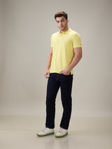Mens Blue Casual Straight Fit Jeans