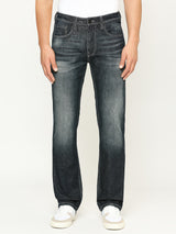 Mens Blue Regular Stretchable Jeans