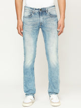 Mens Blue Slim Stretchable Jeans