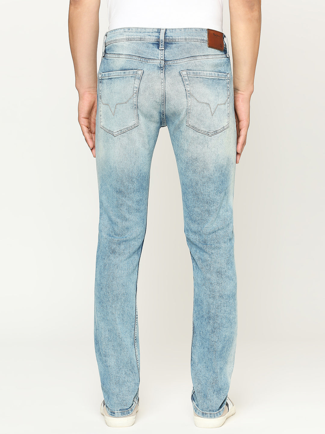 Mens Blue Slim Stretchable Jeans