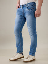 Mens Black Casual Slim Fit Jeans