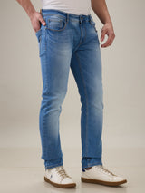Mens Black Casual Slim Fit Jeans