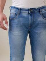 Mens Black Casual Slim Fit Jeans