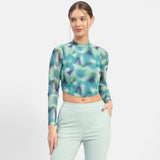 Women's Multicolor Casual Regular Fit Printed Full Sleeves Top