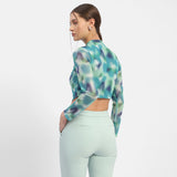 Women's Multicolor Casual Regular Fit Printed Full Sleeves Top
