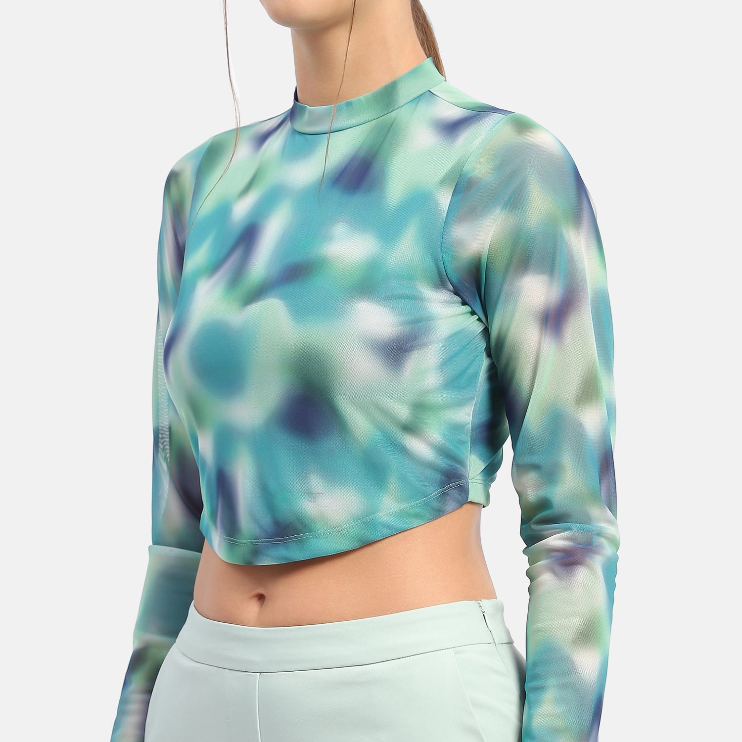 Women's Multicolor Casual Regular Fit Printed Full Sleeves Top