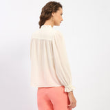 Women's White Casual Regular Fit Solid Full Sleeves Shirt