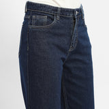 Women's Blue Casual Regular Fit Solid Jeans