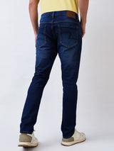 Men's Blue Casual Slim Fit Jeans