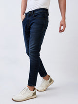 Men's Blue Casual Slim Fit Jeans