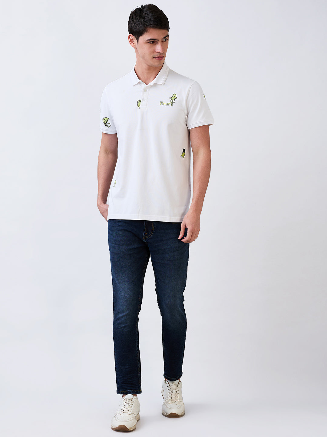 Men's Blue Casual Slim Fit Jeans