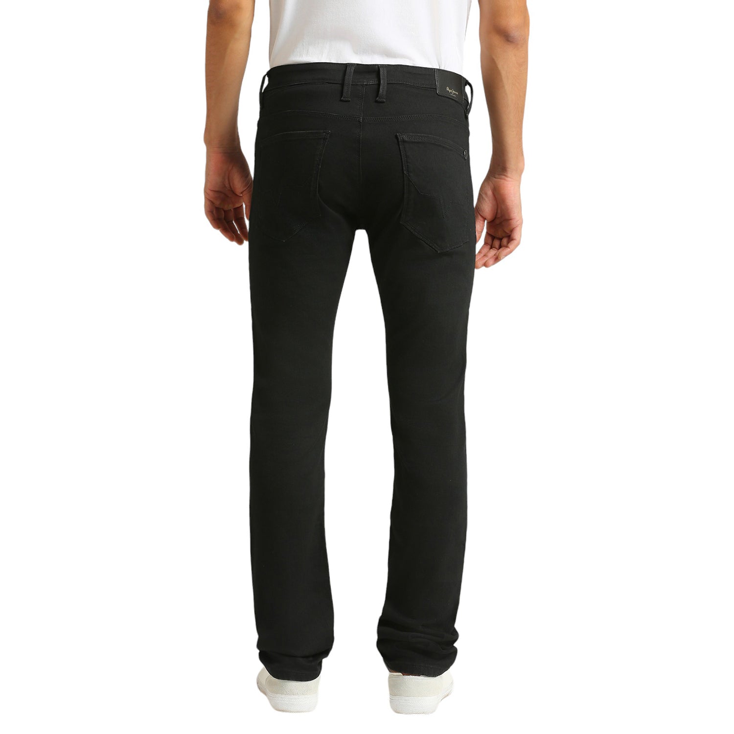 Mens Black Slim Stretchable Jeans