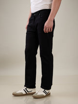 Mens Black Casual Slim Fit Jeans
