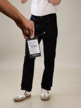Mens Black Casual Slim Fit Jeans