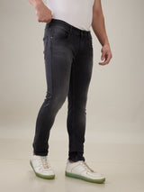 Mens Black Casual Slim Fit Jeans