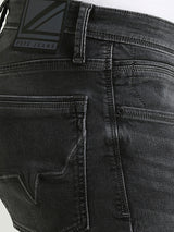 Mens Grey Regular Stretchable Jeans