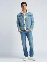 Mens Blue Regular Stretchable Jeans