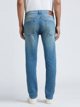 Mens Blue Regular Stretchable Jeans