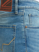 Mens Blue Regular Stretchable Jeans