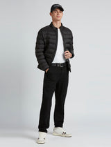 Mens Black Regular Stretchable Jeans