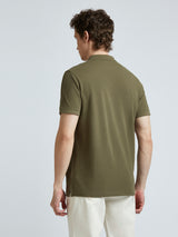 Mens Green Casual Regular Printed Half Sleeves Tshirt