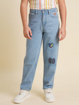 Boys Blue Casual Regular Fit Jeans