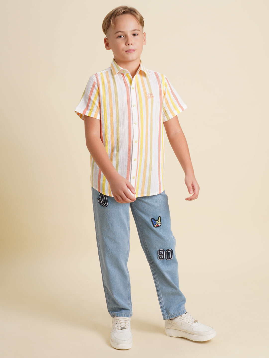 Boys Blue Casual Regular Fit Jeans