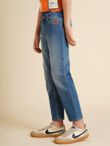 Boys Blue Casual Straight Fit Jeans