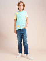 Boys Blue Casual Regular Fit Jeans