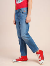 Boys Blue Casual Regular Fit Jeans