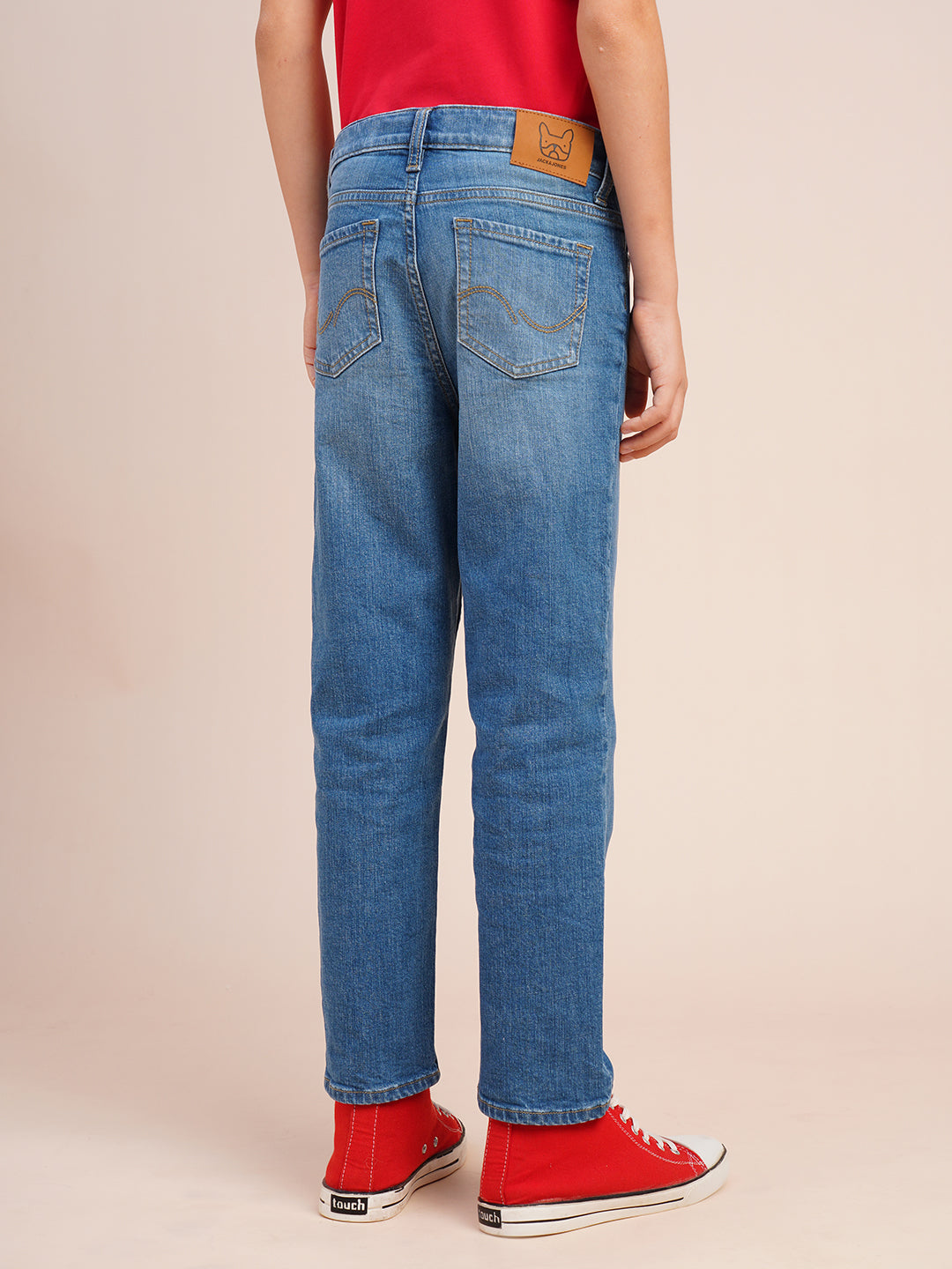 Boys Blue Casual Regular Fit Jeans
