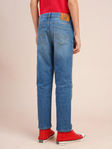 Boys Blue Casual Regular Fit Jeans