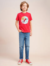 Boys Blue Casual Regular Fit Jeans
