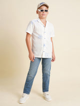 Boys Blue Casual Regular Fit Jeans