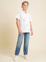 Boys Blue Casual Regular Fit Jeans