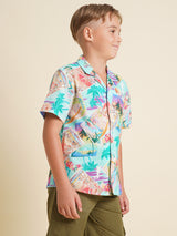 Boys Multicolor Casual Regular Fit Shirt
