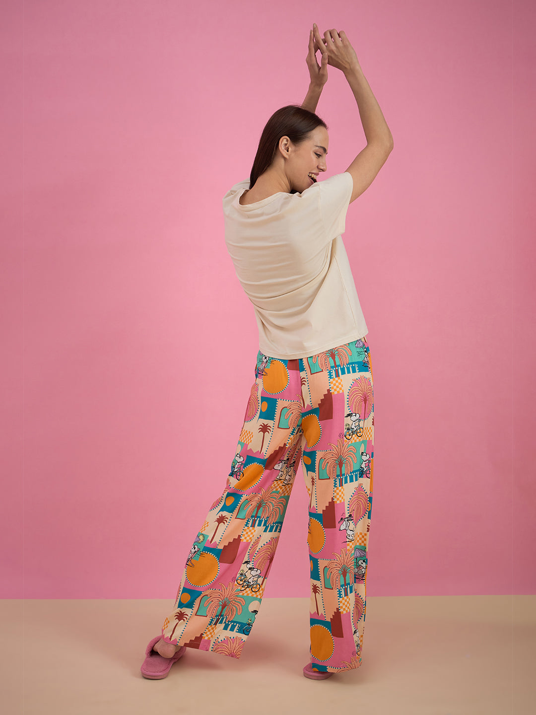 Women's Multicolor Everyday Regular Fit Printed Half Sleeves Night Suits
