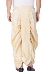 Men's Gold Festive Ethnic Dhoti