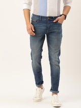 Men's Slim Fit Solid Low Rise Stretchable Jeans