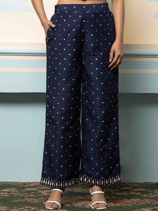 Women's Blue Kaftan with Bottom
