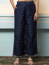 Women's Blue Kaftan with Bottom
