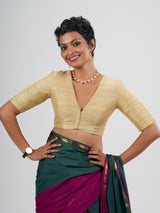 Women's Multicolor Cotton Acrylic Saree